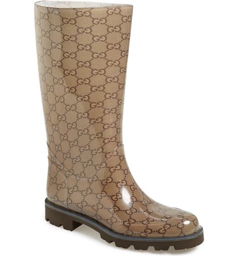 gucci rain boots nordstrom|Gucci thigh high boots sale.